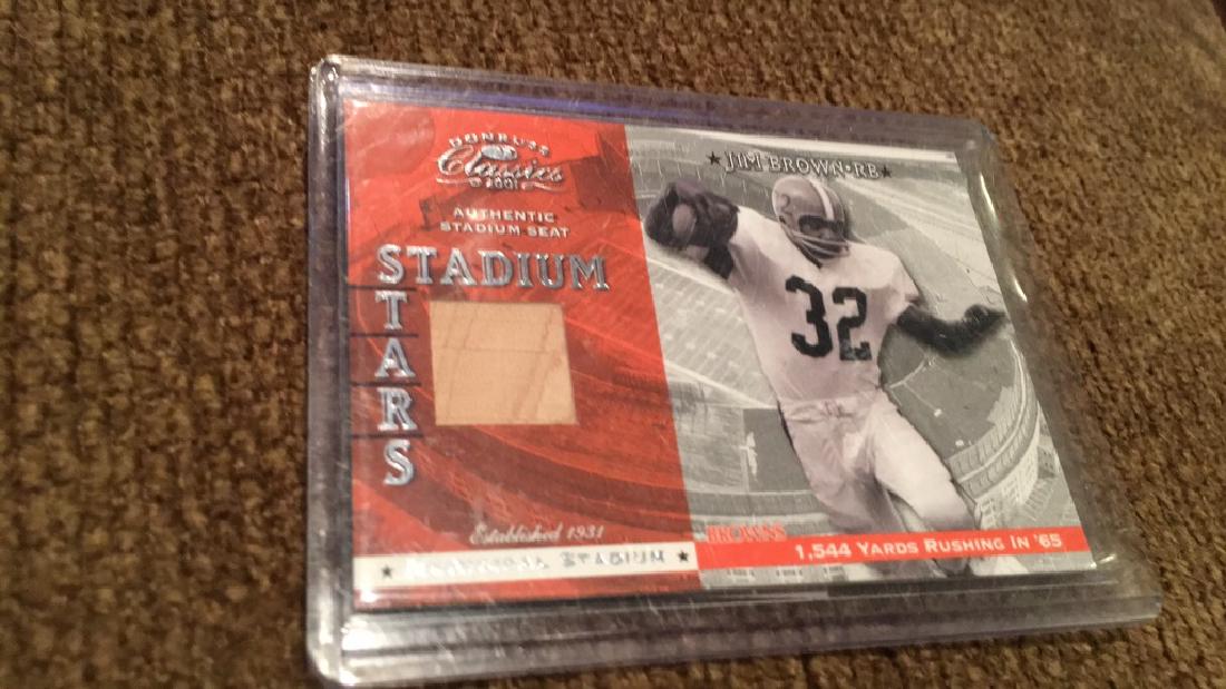 Jim Brown 2001 Donruss classics stadium stars (1 of 2)