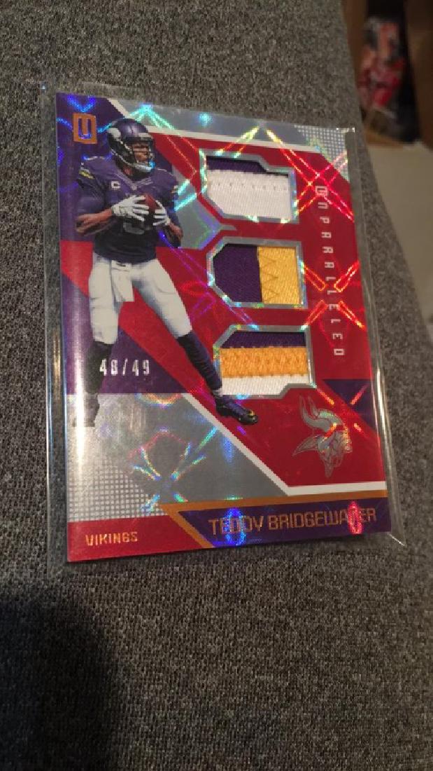 Teddy Bridgewater 2016 unparalleled triple patch (1 of 2)
