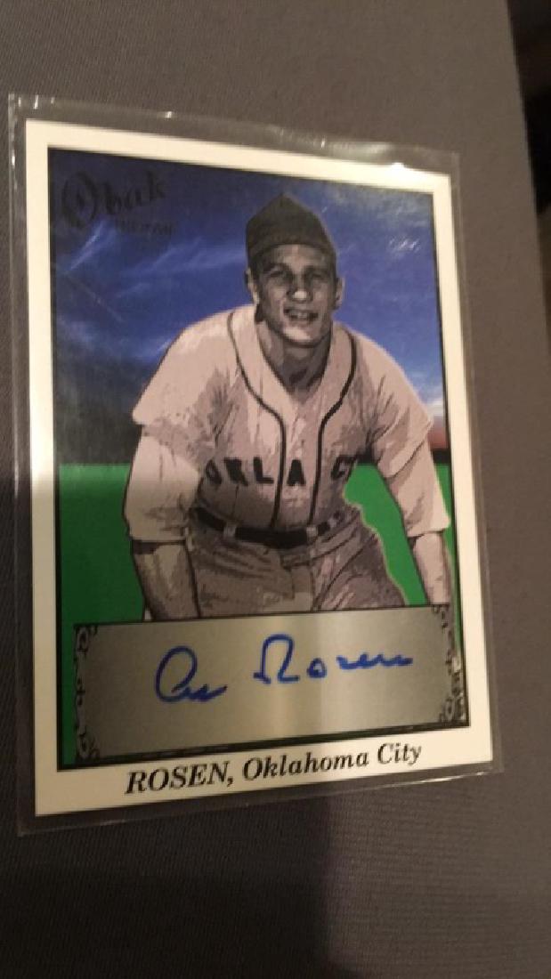 Al Rosen 2009 tristar /50 short print auto (1 of 2)