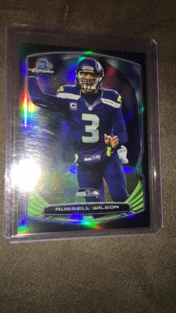 Russell Wilson 2014 Bowman chrome refractor/299 (1 of 3)