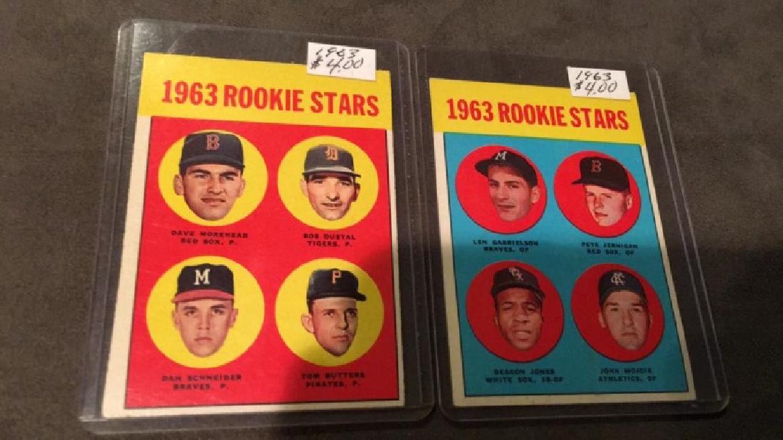 1963 Topps RC card lot (1 of 1)