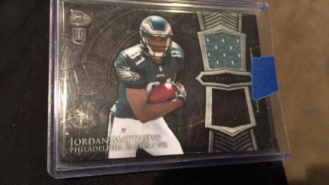 Jordan Matthews 2014 bowman sterling dual patch (1 of 1)