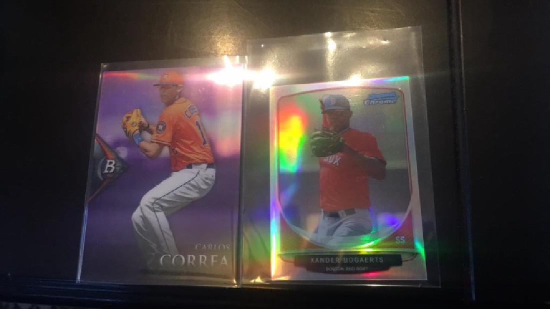Xander Bogaerts and Carlos Correa Bowman Platinum (1 of 2)