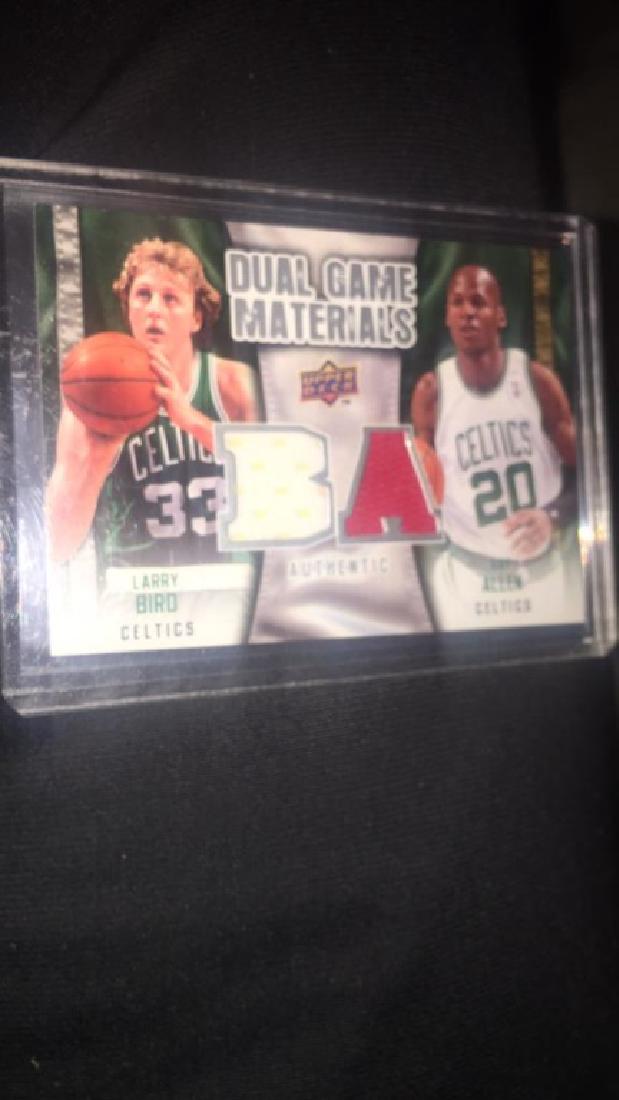 Larry Bird Ray Allen 2009-10 upper deck dual gem (1 of 2)