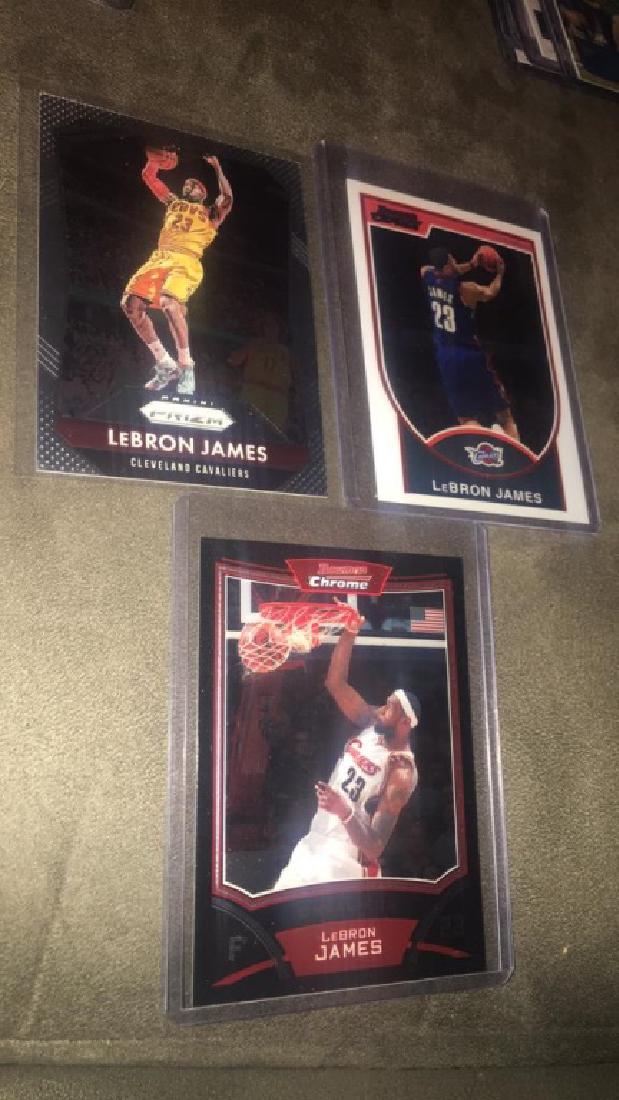 Lebron James 2007-08 and 2098-09 bowman chrome (1 of 2)