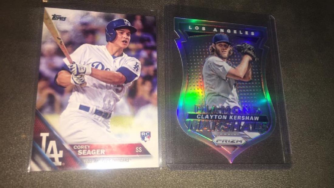 Corey Seager and Clayton Kershaw RC and insert (1 of 1)