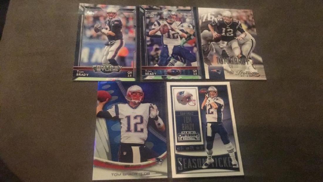Tom Brady 5 card lot (1 of 2)