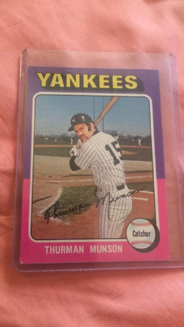 1975 Topps Thurman Munson (1 of 2)