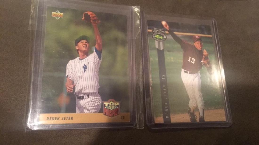 Derek Jeter RC Lot of 2 Cards (1 of 2)