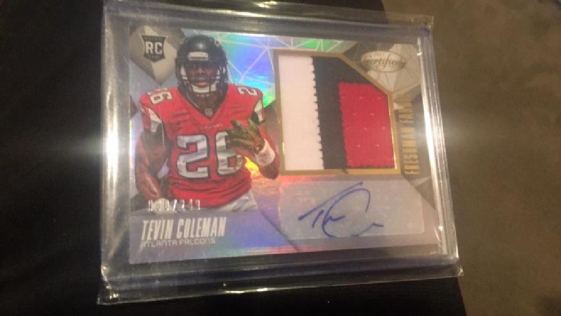Tevin Coleman 2015 Certified 3 Color patch auto (1 of 2)