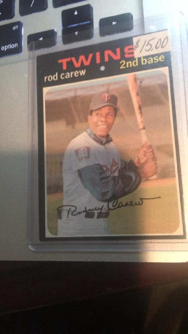 Rod Carew 1971 Topps Card (1 of 2)