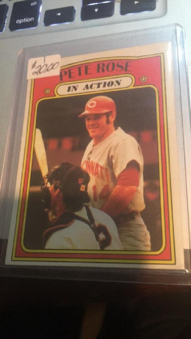 Pete Rose 1972 Topps In Action (1 of 2)
