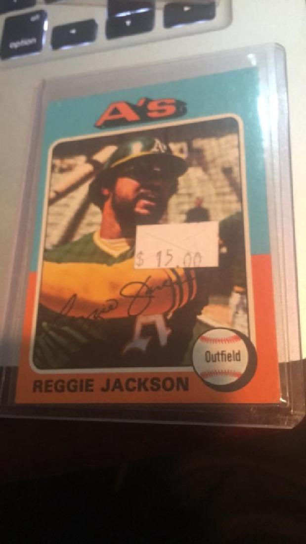 Reggie Jackson 1975 Topps (1 of 2)