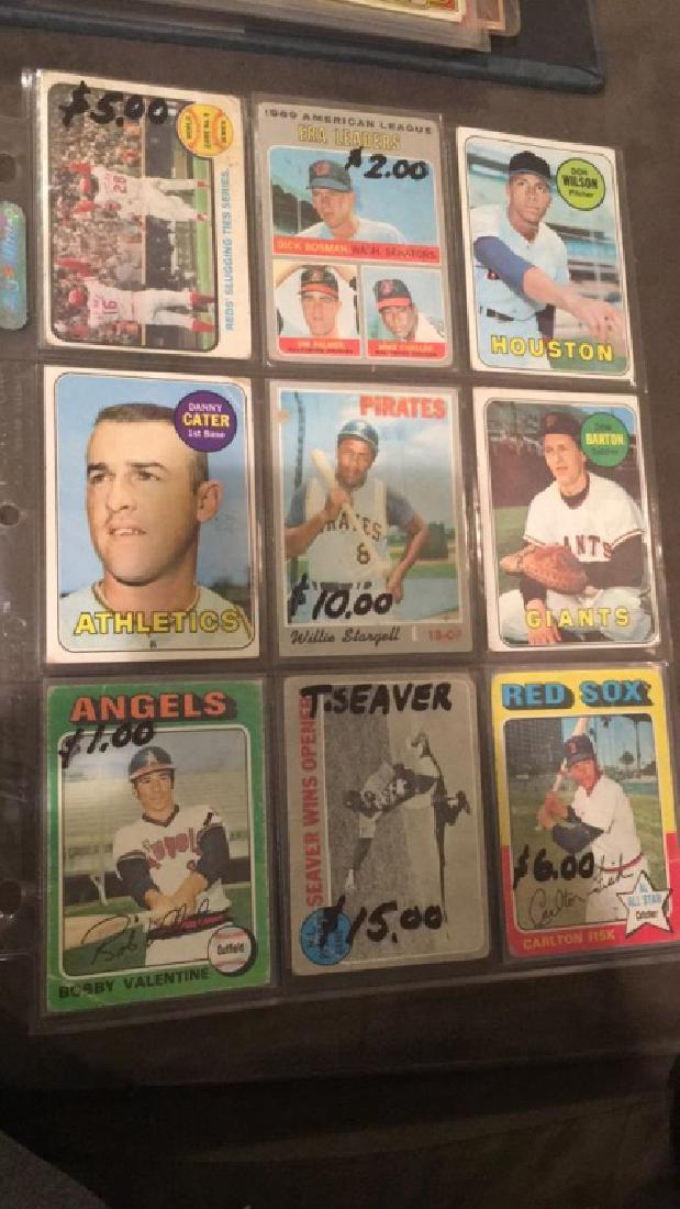 9 card vintage baseball card lot Willie Stargell (1 of 5)