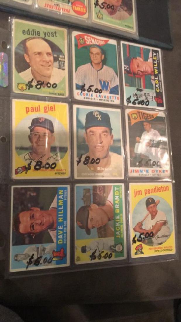 Vintage 1950s and 1960s baseball card lot nine (1 of 3)
