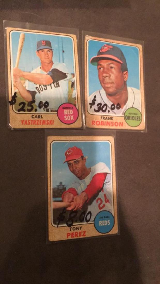 1968 Topps Carl Yastrzemski Frank Robinson and (1 of 3)