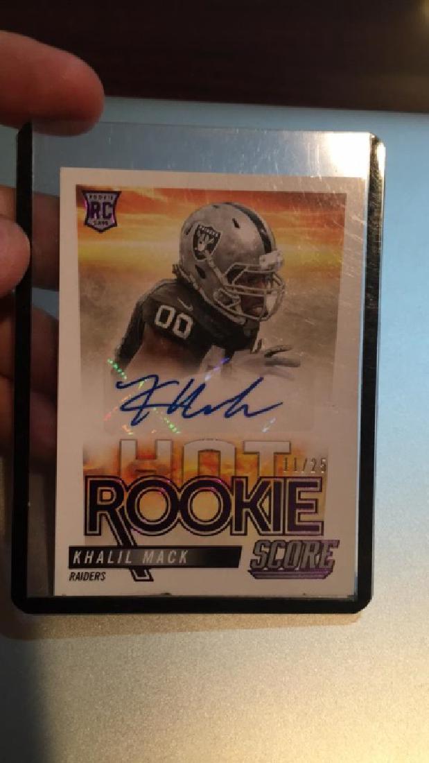 Khalil Mack 2014 score hot rookie auto SP/25 (1 of 2)