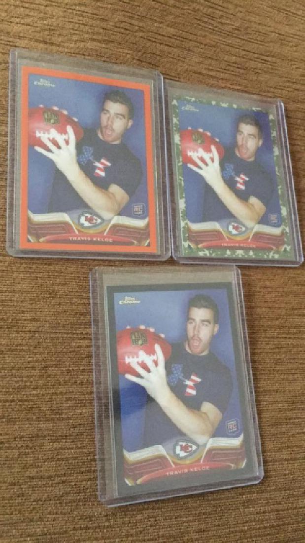 Travis Kelce 2013 Topps chrome colored refractor (1 of 5)