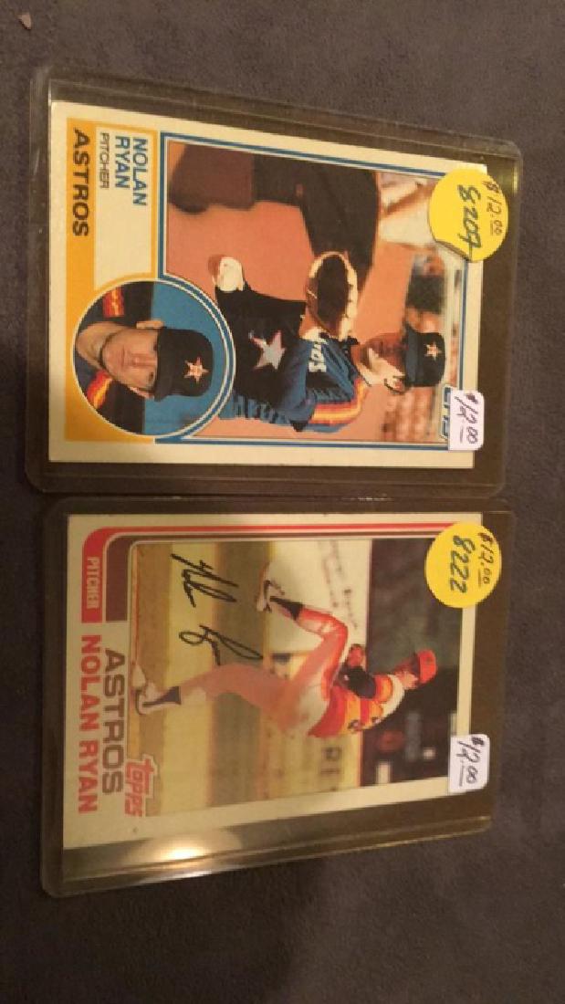 Nolan Ryan 1982 and 1983 Topps lot Mint (1 of 3)