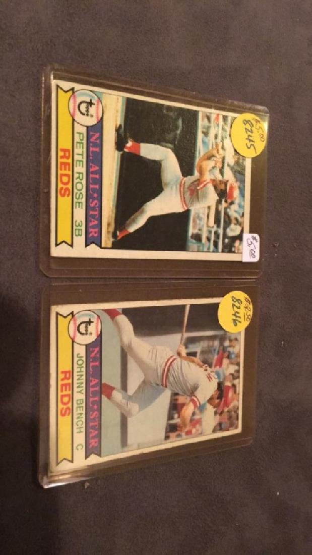 1979 Topps Pete Rose and Johnny Bench (1 of 2)