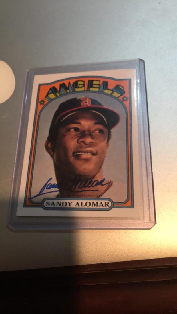 Sandy Alamar 2016 archives autograph on card (1 of 2)