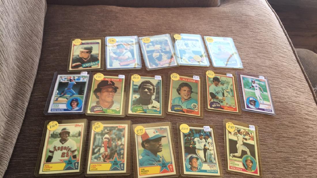Vintage superstar baseball card lot Ricky: Vintage superstar baseball card lot Ricky