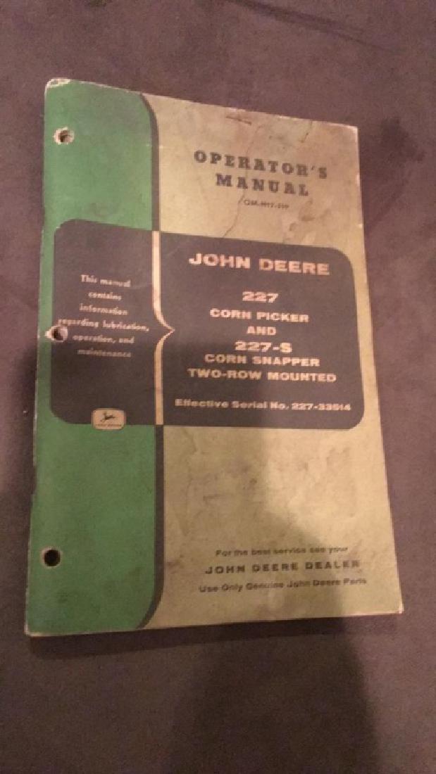 John Deere 227 Corn Picker Operator's Manual (1 of 1)