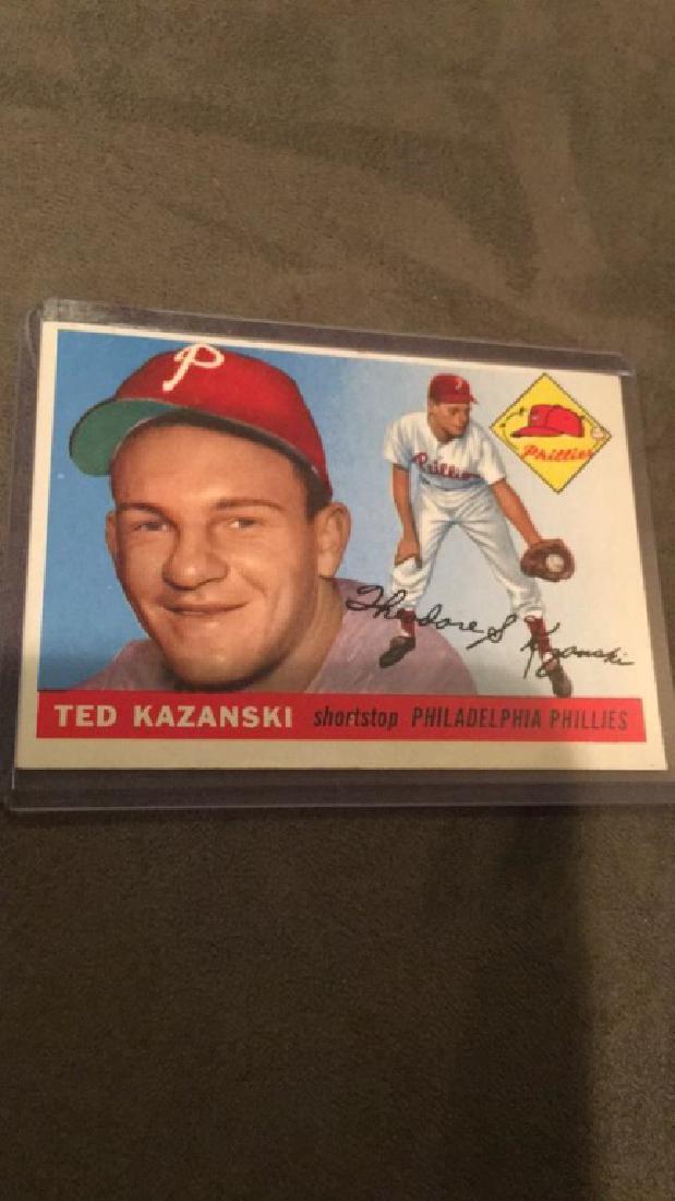 Ted Kazanski 1955 Topps (1 of 2)