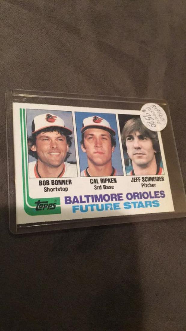 Cal Ripken Jr 1982 Topps RC (1 of 2)