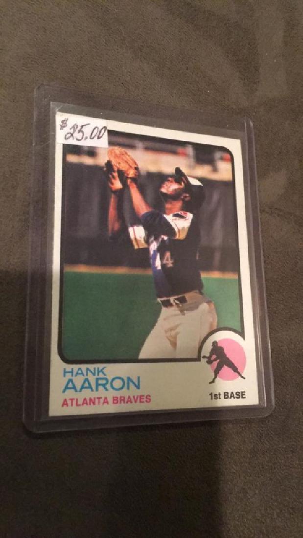 1973 Topps Hank Aaron (1 of 2)