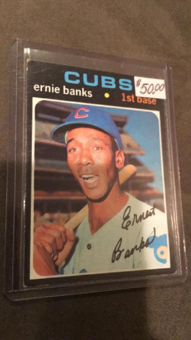 Ernie Banks 1971 Topps: Ernie Banks 1971 Topps
