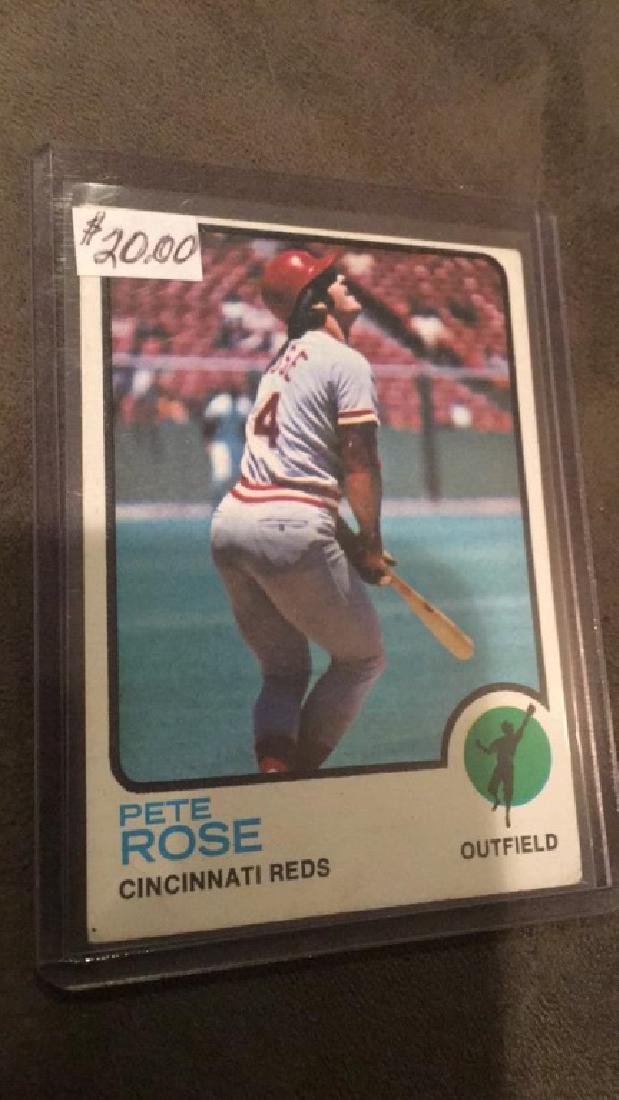 Pete Rose 1973 Topps (1 of 2)