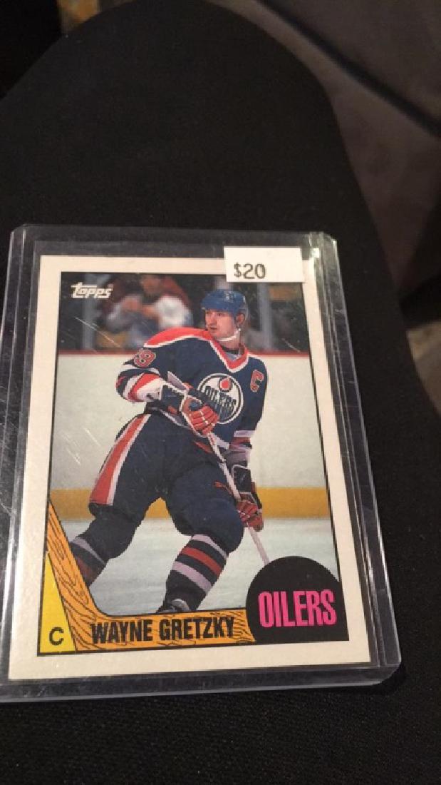 Wayne Gretzky 1987-88 Topps card: Wayne Gretzky 1987-88 Topps card