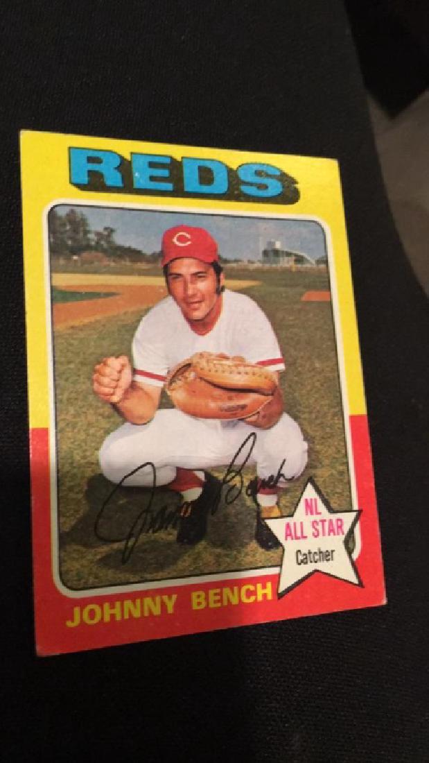 Johnny Bench 1975 Topps (1 of 2)