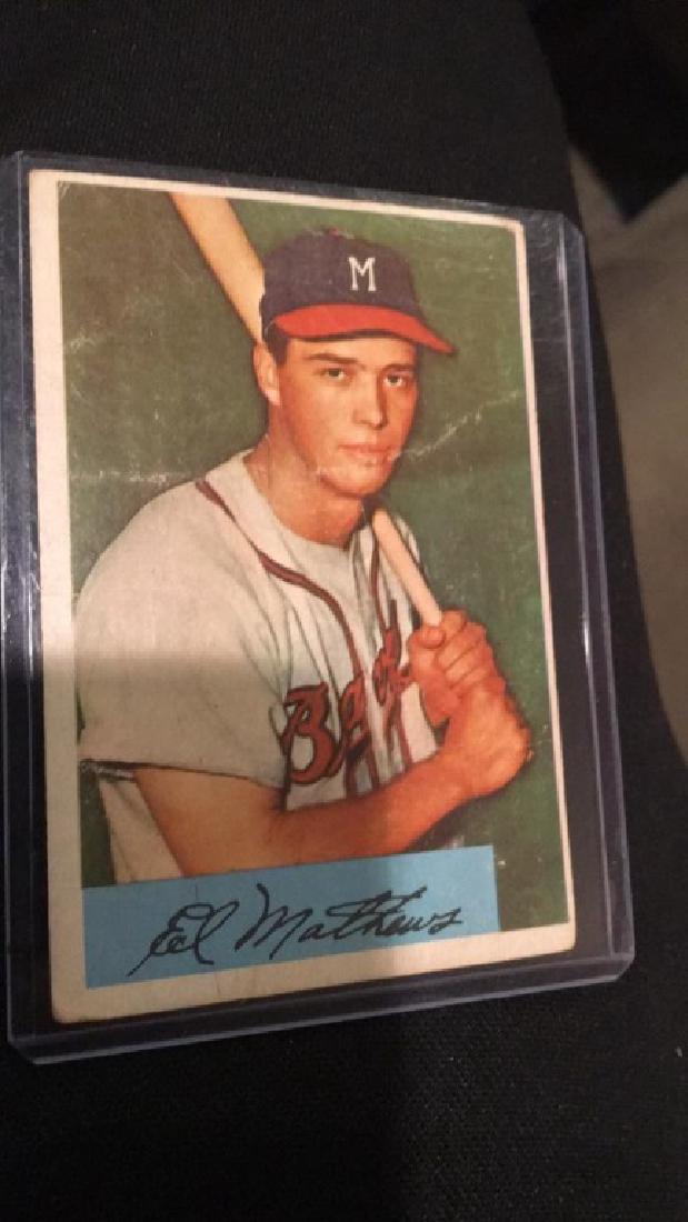 Ed Mathews 1954 Topps (1 of 2)