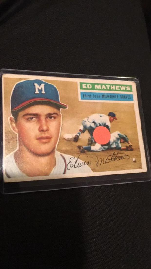 Ed Mathews 1956 Topps (1 of 3)