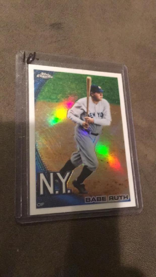 2010 Topps chrome babe Ruth wrapper redemption (1 of 2)