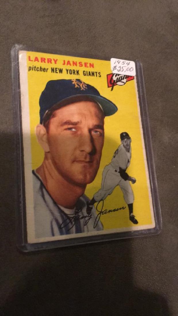 Larry Jansen 1954 Topps (1 of 2)