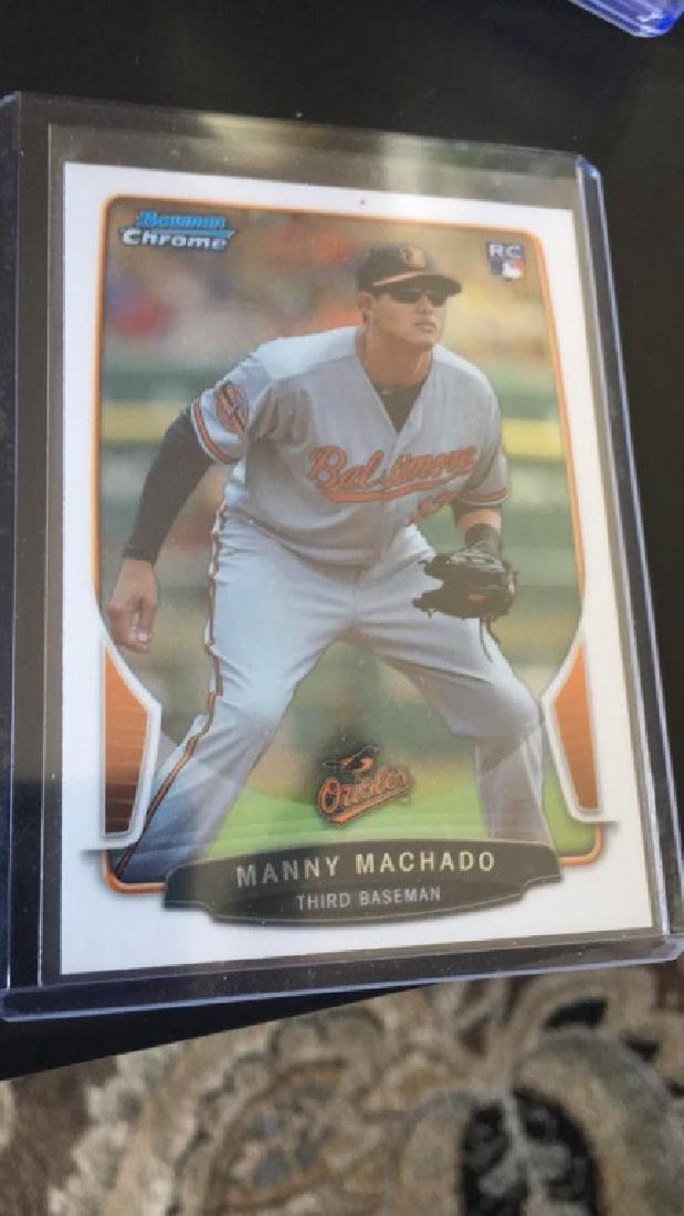 Manny Machado 2013 bowman chrome RC (1 of 2)