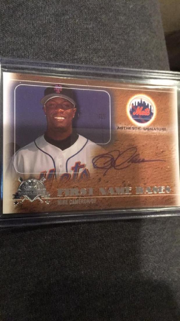 Mike Cameron 2005 Fleer auto (1 of 2)