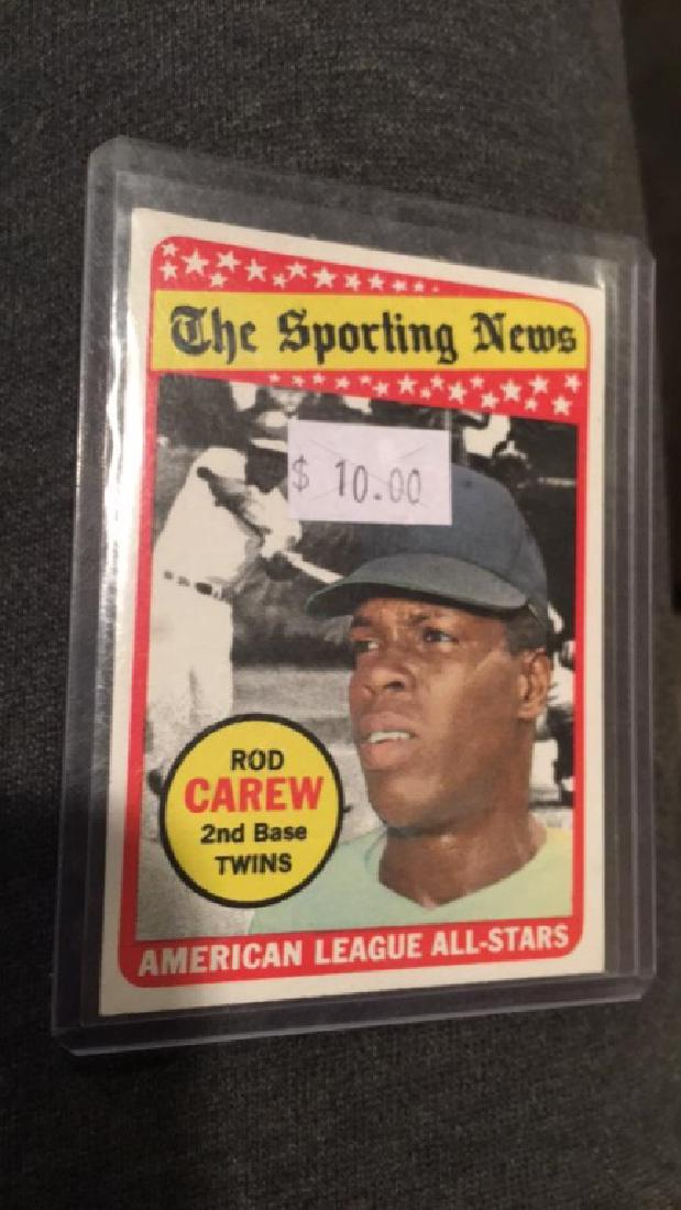 Rod Carew 1969 Topps the sporting news (1 of 2)