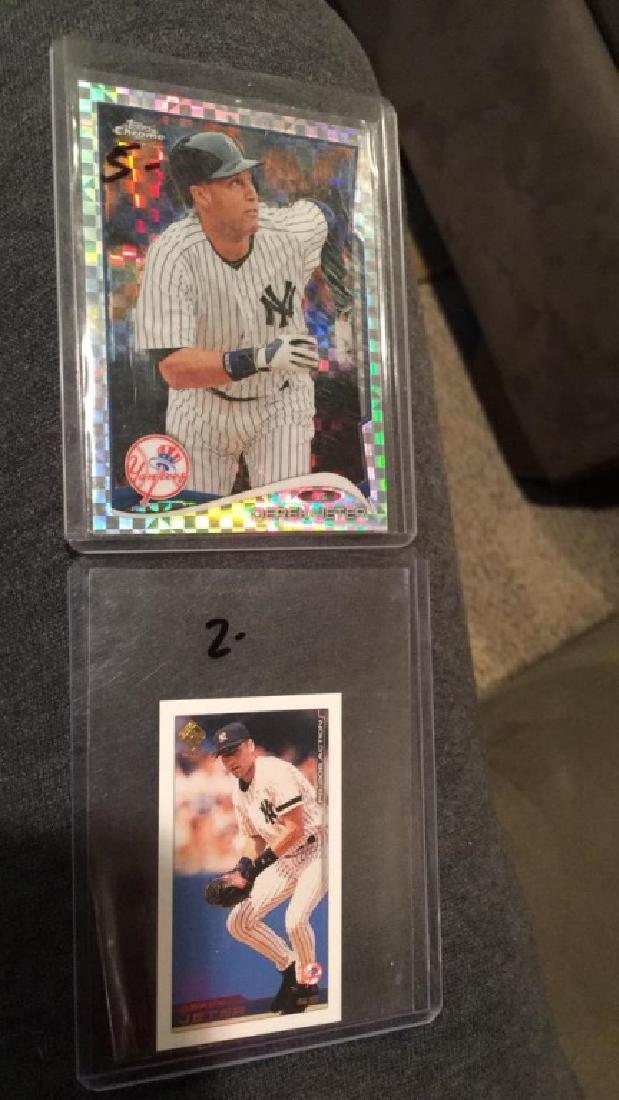 Derek Jeter 2 card insert lot (1 of 4)