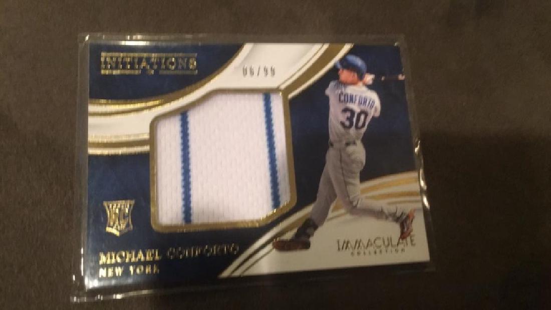 Michael Conforto 2015 Immaculate 2 color patch RC (1 of 2)