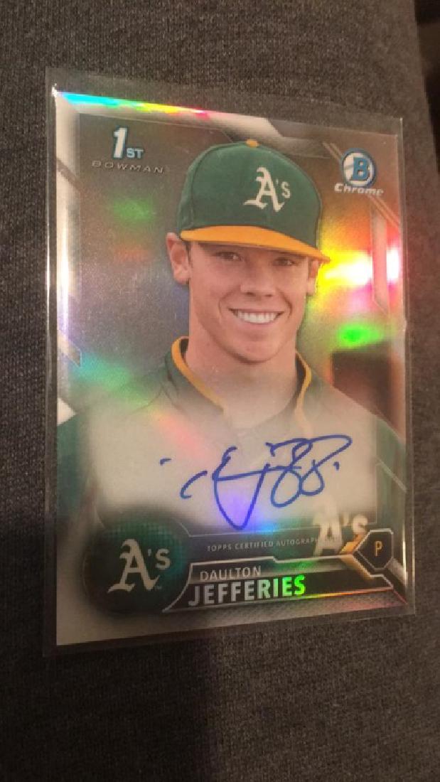 Daulton Jefferies 2016 bowman chrome refractor (1 of 2)