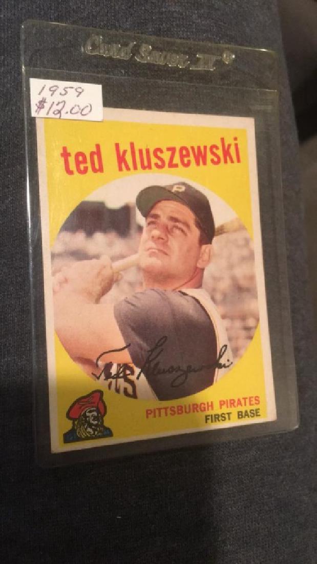 Ted Kluszewski 1959 Topps in nice shape (1 of 2)