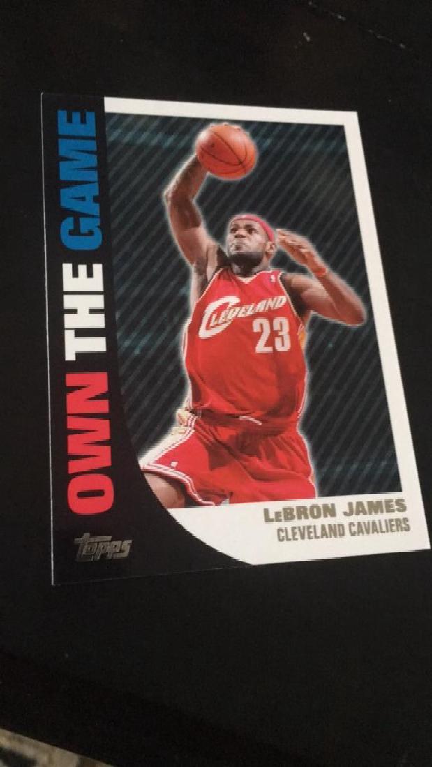 Lebron James 2008 Topps own the game insert (1 of 2)