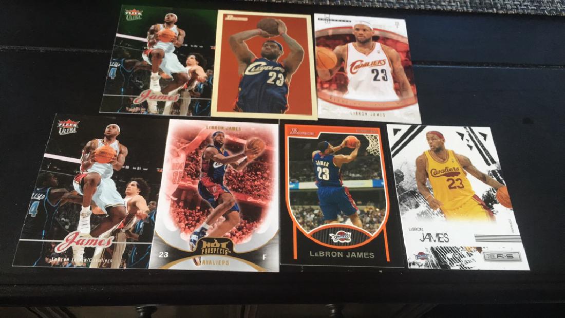 Lebron James 7 card lot (1 of 2)