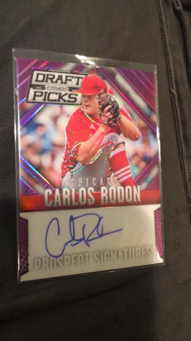 Carlos Rondon 2014 Prizm purple sp /149 auto (1 of 2)