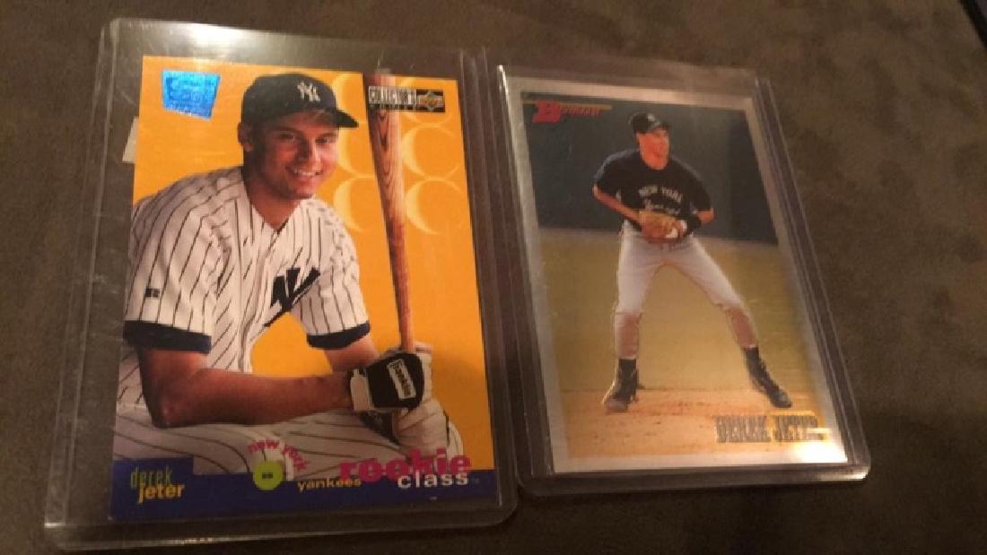 Derek Jeter lot with a RC and a RC reprint (1 of 2)