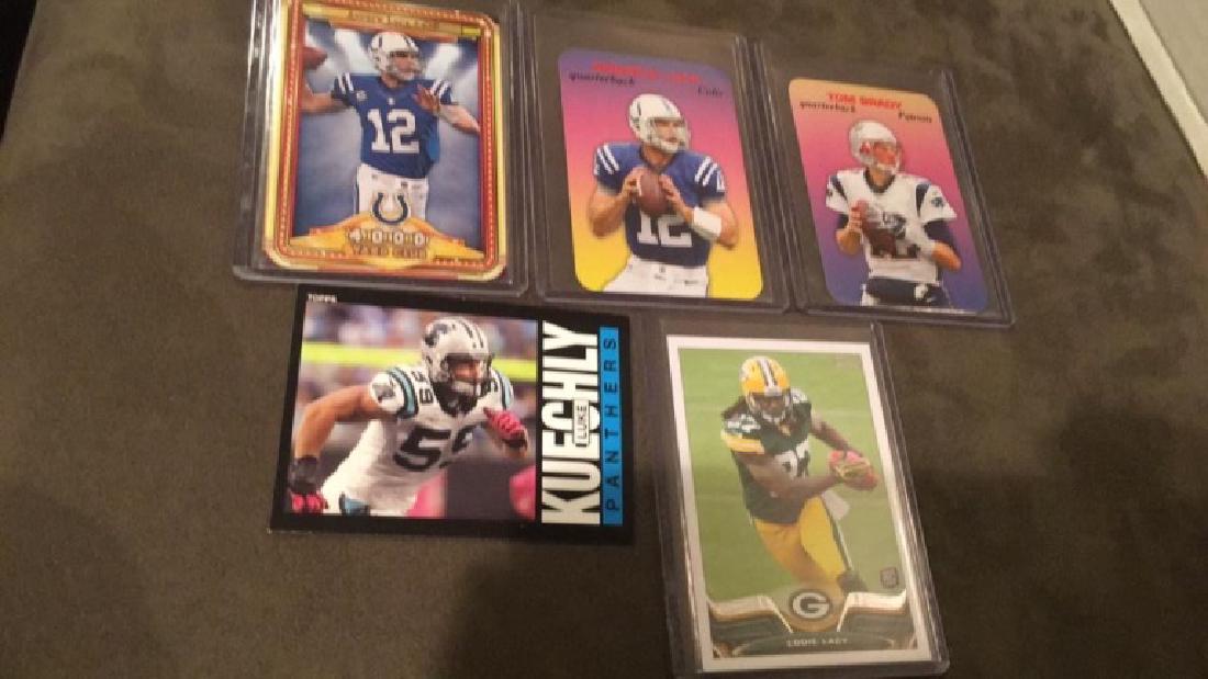Football RC star lot Andrew Luck Tom Brady Luke (1 of 2)